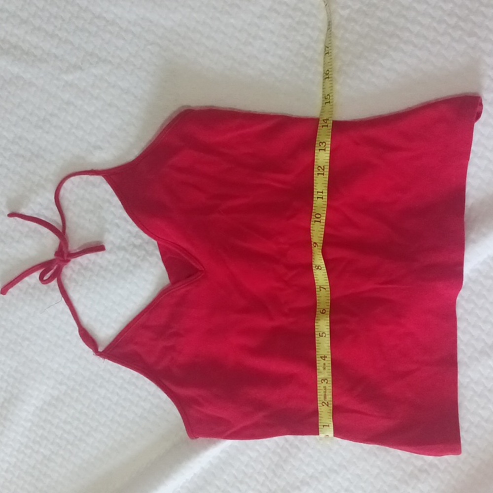 H Express women's medium red tank top